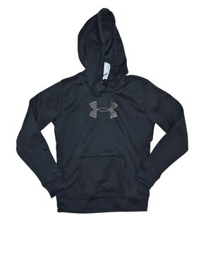 Under Armour Cold Gear Black Hoodie with Rhinestone Logo